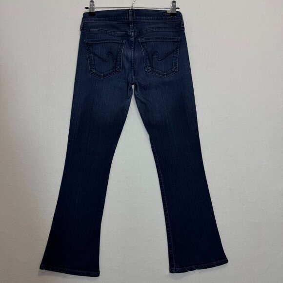 Citizens of Humanity Womens Dark Wash Bootcut Flare Jeans Sz 27 Mid Rise Stretch - Picture 3 of 16